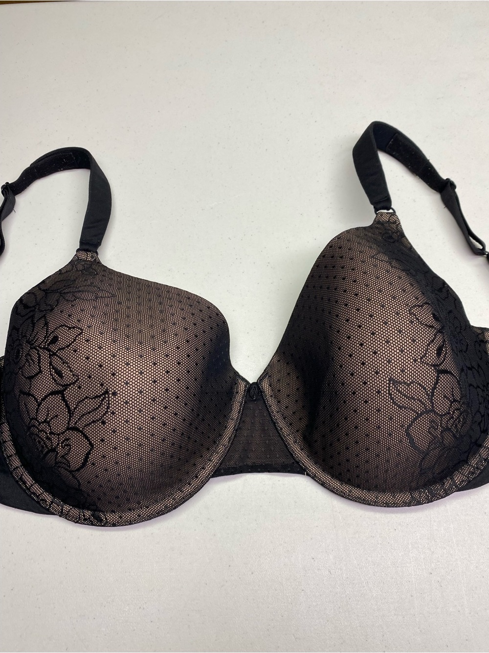 Olga BLK Lightly Lined Underwire, 38D *P1036